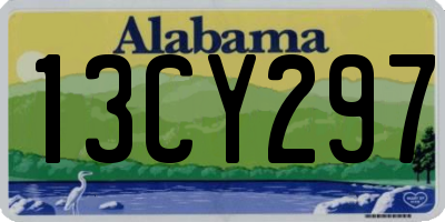 AL license plate 13CY297