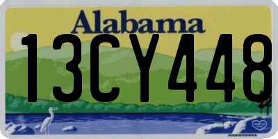 AL license plate 13CY448