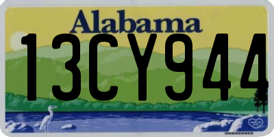 AL license plate 13CY944