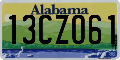 AL license plate 13CZ061