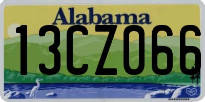 AL license plate 13CZ066