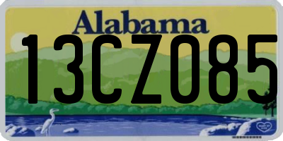 AL license plate 13CZ085