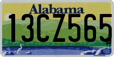 AL license plate 13CZ565