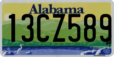 AL license plate 13CZ589