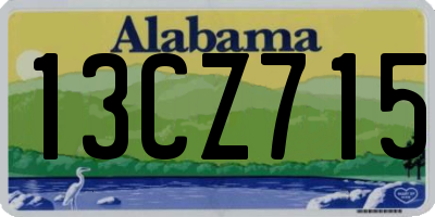 AL license plate 13CZ715