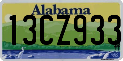 AL license plate 13CZ933