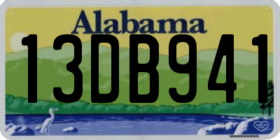 AL license plate 13DB941