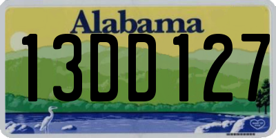 AL license plate 13DD127