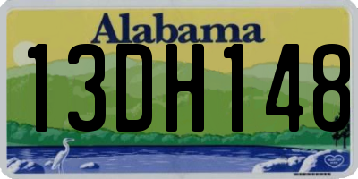 AL license plate 13DH148