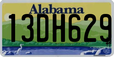 AL license plate 13DH629
