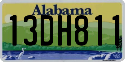AL license plate 13DH811