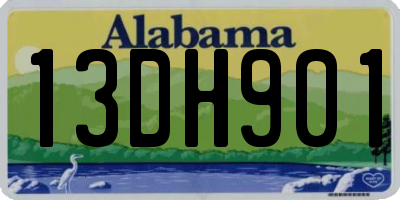 AL license plate 13DH901