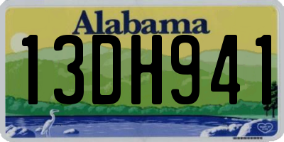 AL license plate 13DH941