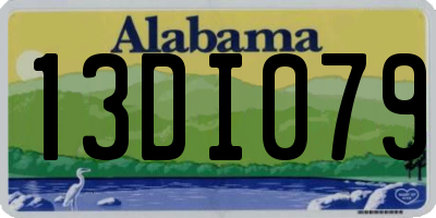 AL license plate 13DI079