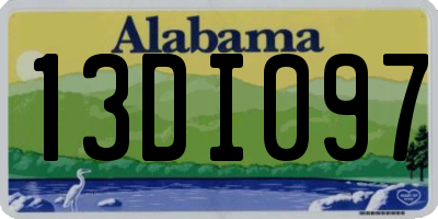 AL license plate 13DI097