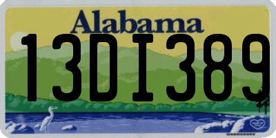 AL license plate 13DI389