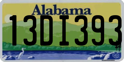 AL license plate 13DI393