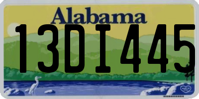 AL license plate 13DI445