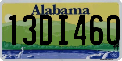 AL license plate 13DI460