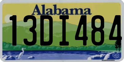AL license plate 13DI484
