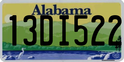 AL license plate 13DI522