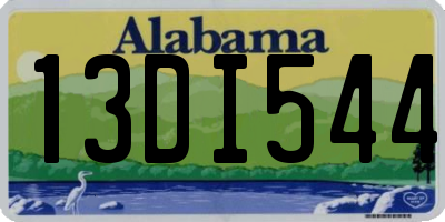 AL license plate 13DI544