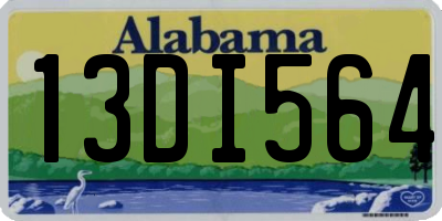 AL license plate 13DI564