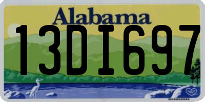 AL license plate 13DI697