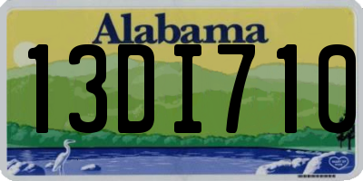 AL license plate 13DI710