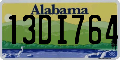 AL license plate 13DI764