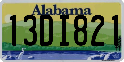 AL license plate 13DI821