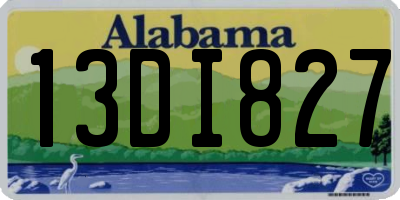 AL license plate 13DI827