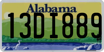 AL license plate 13DI889