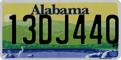 AL license plate 13DJ440