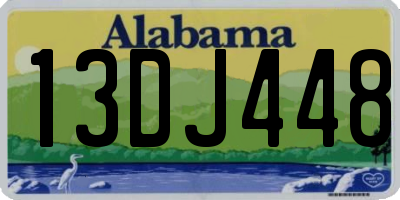 AL license plate 13DJ448