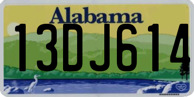 AL license plate 13DJ614