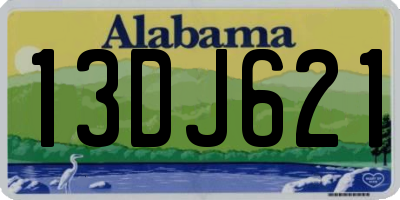 AL license plate 13DJ621