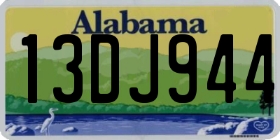 AL license plate 13DJ944