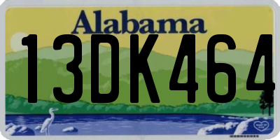 AL license plate 13DK464