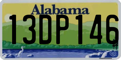 AL license plate 13DP146