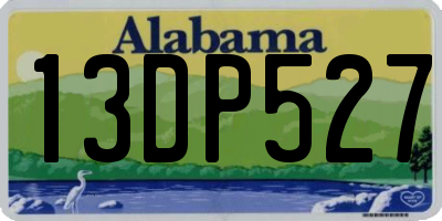 AL license plate 13DP527