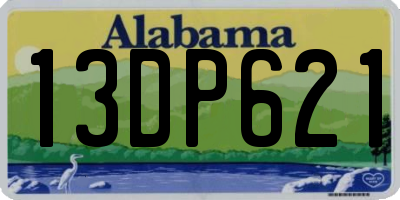 AL license plate 13DP621