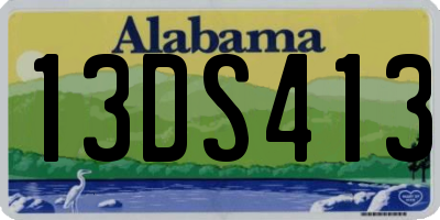 AL license plate 13DS413