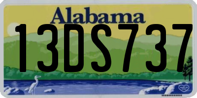AL license plate 13DS737
