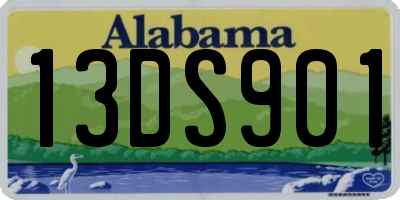 AL license plate 13DS901
