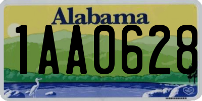 AL license plate 1AA0628