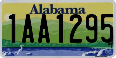 AL license plate 1AA1295