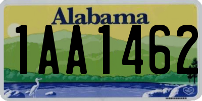 AL license plate 1AA1462
