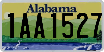 AL license plate 1AA1527