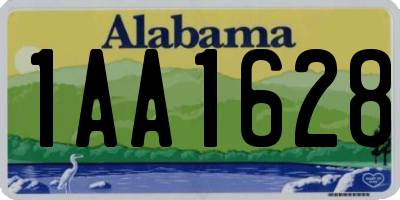 AL license plate 1AA1628